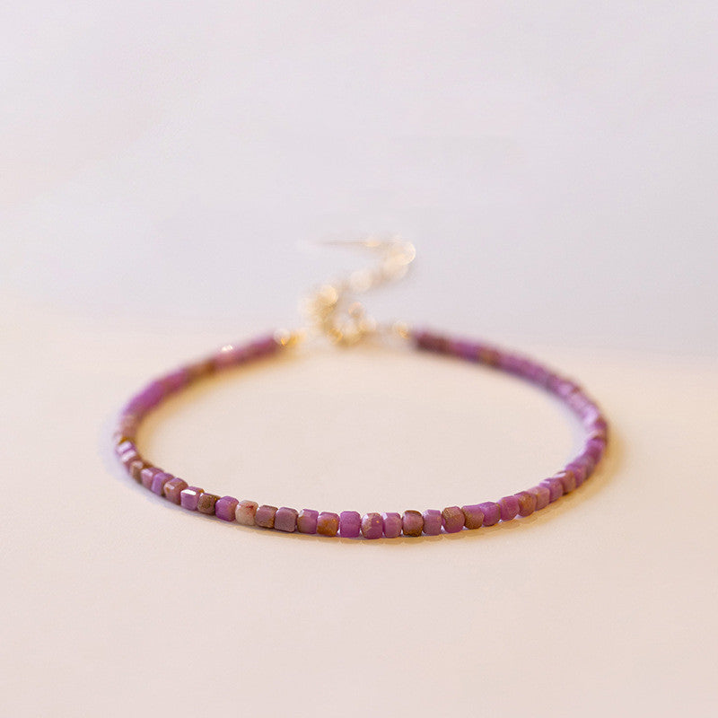 Women's Fashion Simple Natural Amethyst Bracelet